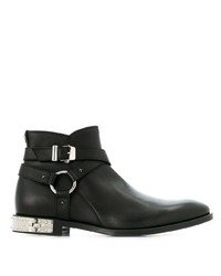Philipp Plein Buckled Ankle Boots