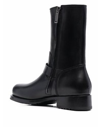 DSQUARED2 Buckled Leather Ankle Boots
