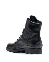 Tod's Buckled Leather Ankle Boots