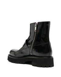 MM6 MAISON MARGIELA Buckled Leather Ankle Boots
