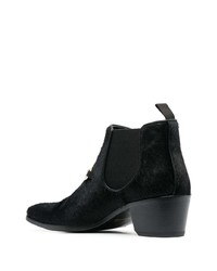 Needles Calf Hair Ankle Boots