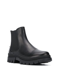 Neil Barrett Calf Leather Slip On Boots
