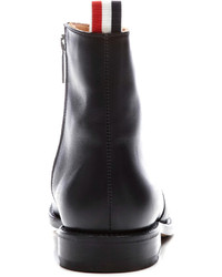 Thom Browne Chelsea Boot In Black Calf