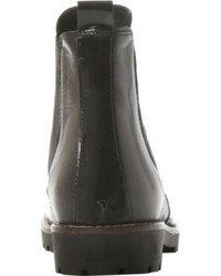 Dune Chelsea Leather Brogue Ankle Boots