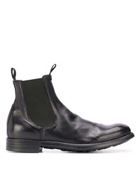 Officine Creative Chunky Slip On Leather Boots