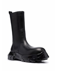 Rick Owens Chunky Sole Mid Calf Boots