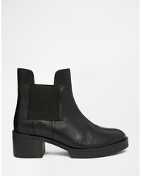 Asos Collection Royalty Leather Chelsea Ankle Boots