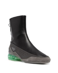 Raf Simons Contrast Heel Ankle Boots