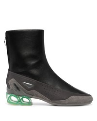 Raf Simons Contrast Heel Ankle Boots
