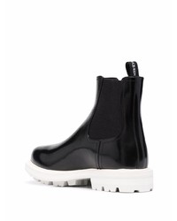 Alexander McQueen Contrast Sole Ankle Boots