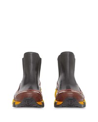 Burberry Contrast Sole Chelsea Boots