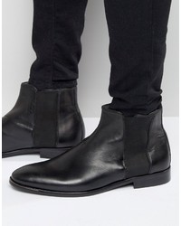 Aldo Coppe Leather Chelsea Boots
