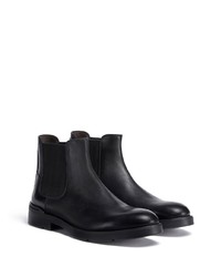 Zegna Cortina Leather Chelsea Boots
