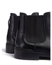 Zegna Cortina Leather Chelsea Boots