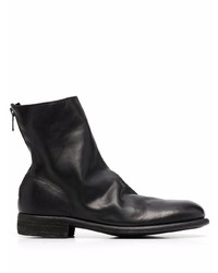 Guidi Crinkled Effect Ankle Boots