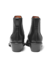 Givenchy Cuban Heel Leather Chelsea Boots