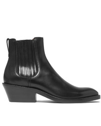 Givenchy Cuban Heel Leather Chelsea Boots