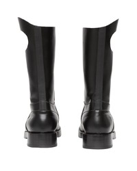 Burberry Cut Out Detail Panelled Boots