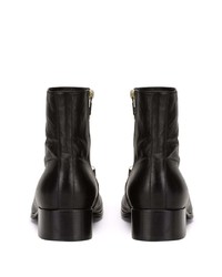 Dolce & Gabbana Dg Buckle Leather Ankle Boots