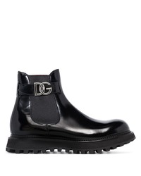 Dolce & Gabbana Dg Leather Chelsea Boots