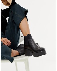 Vagabond Dioon Black Leather Chelsea Boots