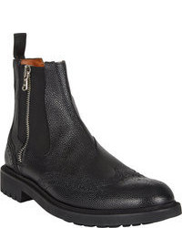 Givenchy Double Zip Wingtip Chelsea Boots