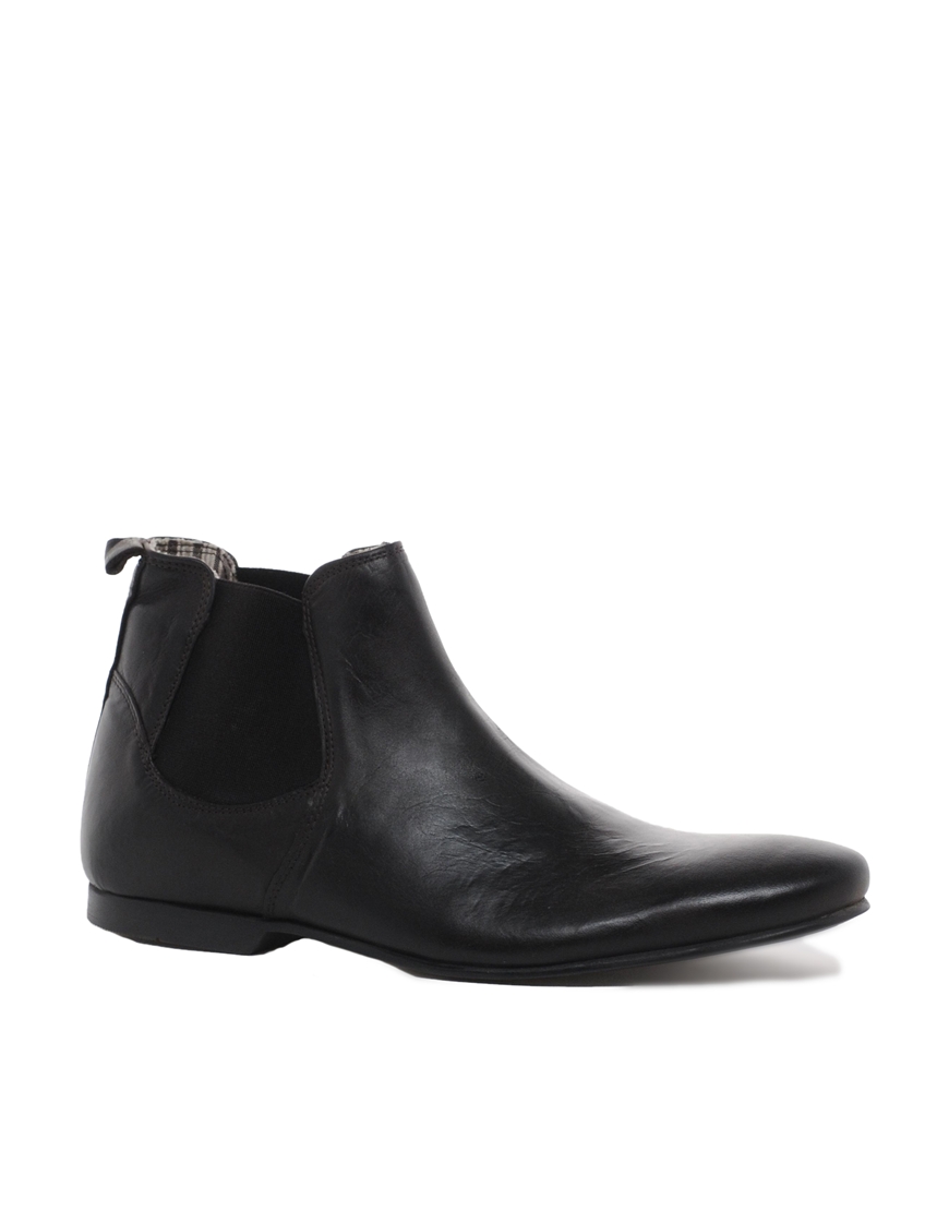 Dune Washed Chelsea Boots, $99 | Asos | Lookastic.com