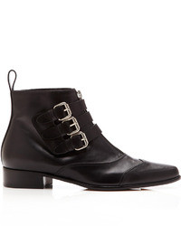 Tabitha Simmons Early Leather Buckled Ankle Boots