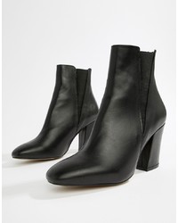 ASOS DESIGN Evita Leather Chelsea Boots Leather