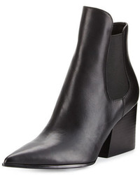 Finley Pointed Toe Chelsea Boot Black
