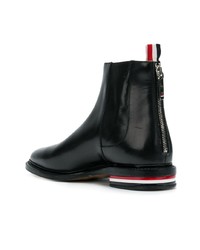 Thom Browne Fitted Zip Up Chelsea Boot