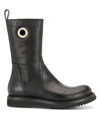 Rick Owens Flat Leather Boots
