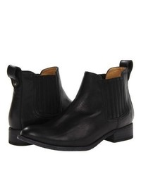 Frye Pippa Chelsea Boots Black Soft Vintage Leather