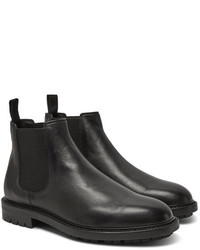 Dolce & Gabbana Full Grain Leather Chelsea Boots