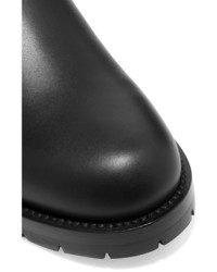 Valentino Garavani The Rockstud Leather Chelsea Boots Black