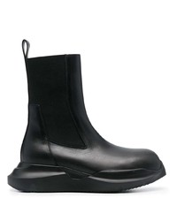 Rick Owens Geth Beatle Leather Chelsea Boots