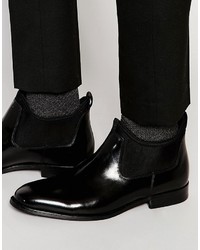 Aldo Giraldi Patent Leatherchelsea Boots