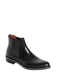 Givenchy Studded Brushed Leather Chelsea Boots