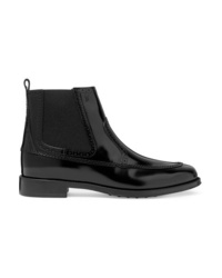 Tod's Glossed Leather Chelsea Boots