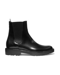 Dries Van Noten Glossed Leather Chelsea Boots