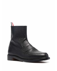 Thom Browne Goodyear Sole Penny Loafer Ankle Boots