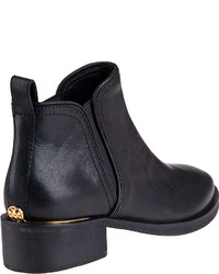 Tory Burch Griffith Chelsea Boot Black Leather