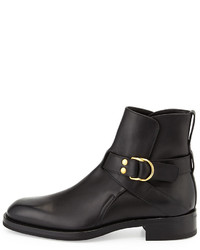 Tom Ford Guilford Leather Chelsea Buckle Boot Black