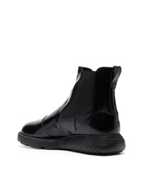 Hogan H600 Leather Chelsea Boots
