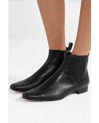 Trademark Heather Leather Ankle Boots