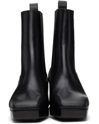 Rick Owens Heeled Silver Boots