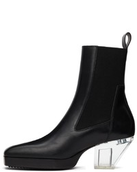 Rick Owens Heeled Silver Boots