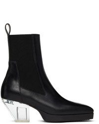 Rick Owens Heeled Silver Boots