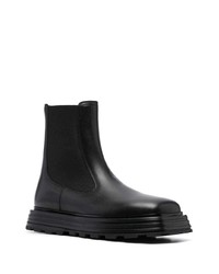 Jil Sander High Top Leather Chelsea Boots