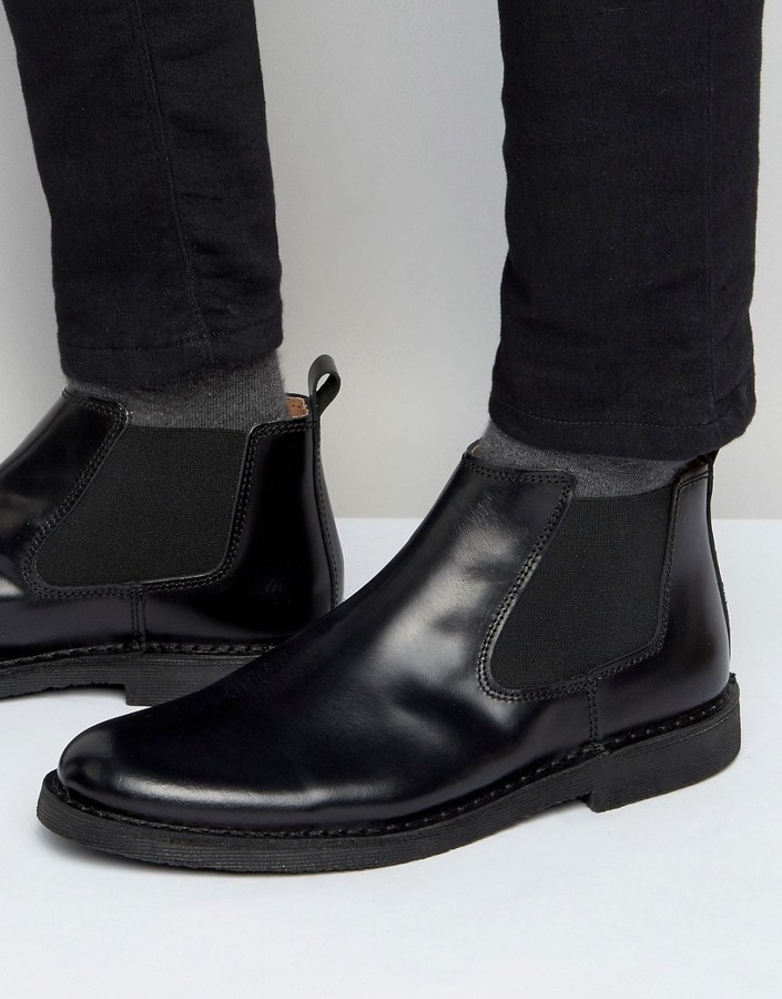 overal Wolk weten Selected Homme Royce Leather Chelsea Boots, $91 | Asos | Lookastic